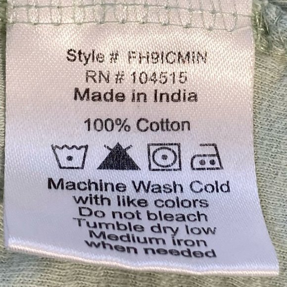 Free Planet Henley Hoodie Shirt Mint Green - Picture 7 of 8